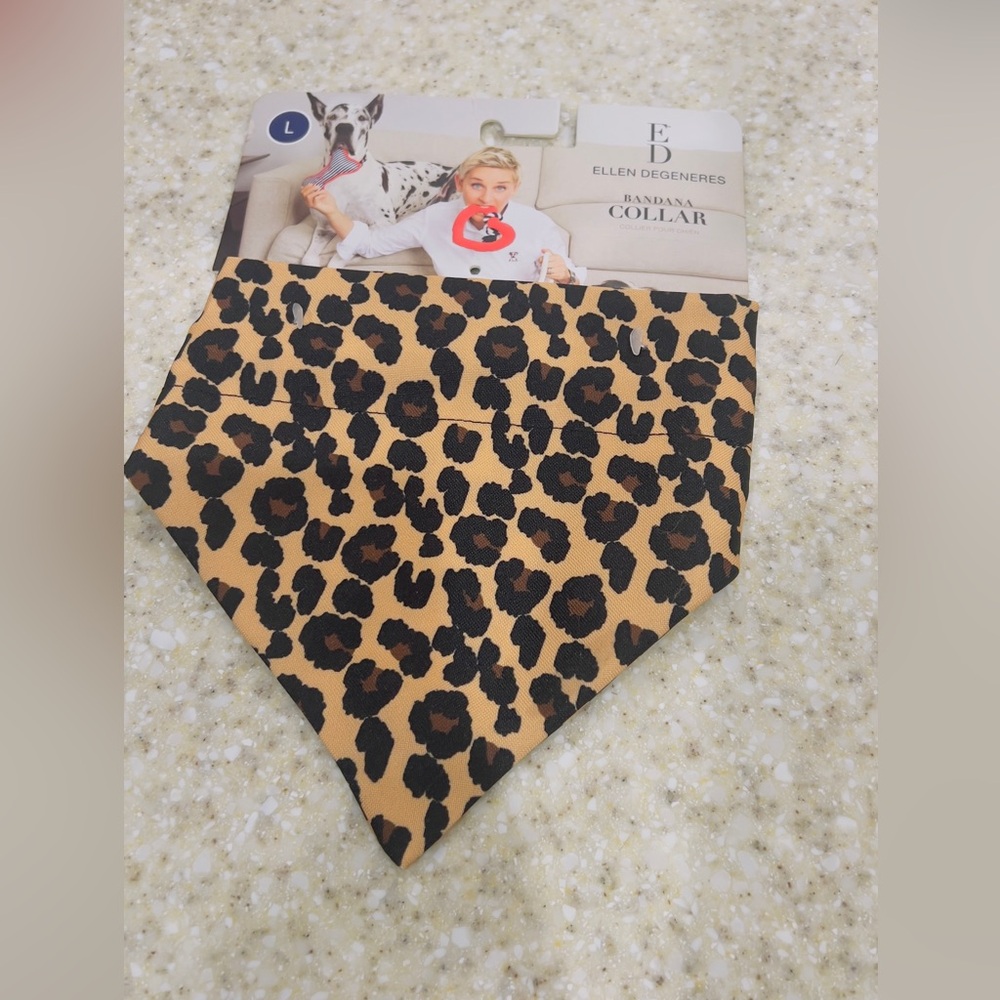Ellen DeGeneres Animal Print Pet Bandana